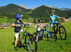 E-Bikes inklusive beim Sommerurlaub im Hotel Martinerhof